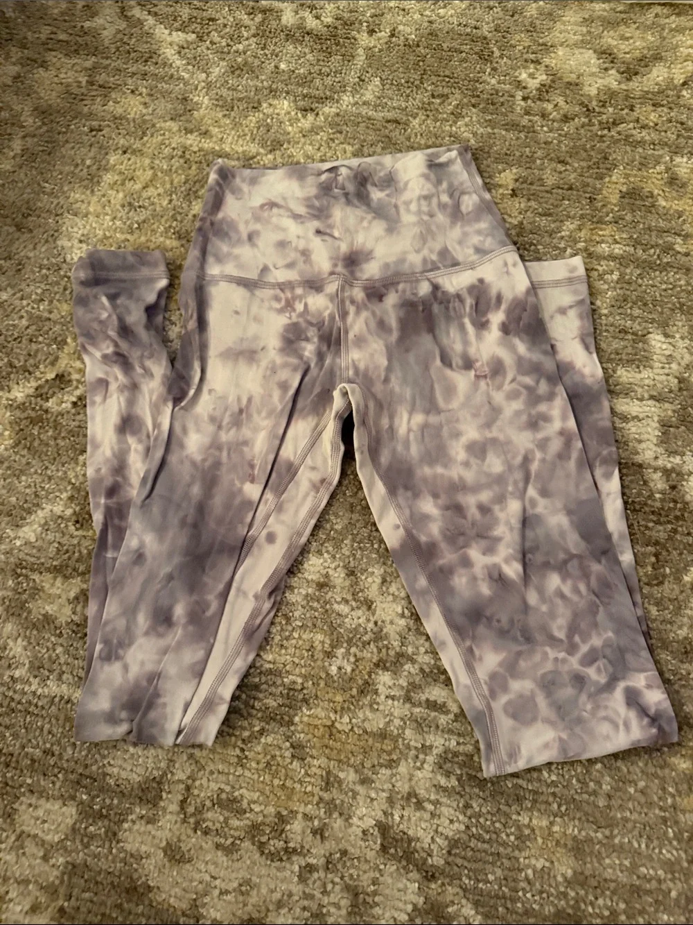 lululemon athletica Purple Tie-Dye Leggings